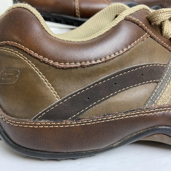 Skechers Shape Ups Leather Loafers Slip On Hiking  Driving Walking Like NEW main image 4